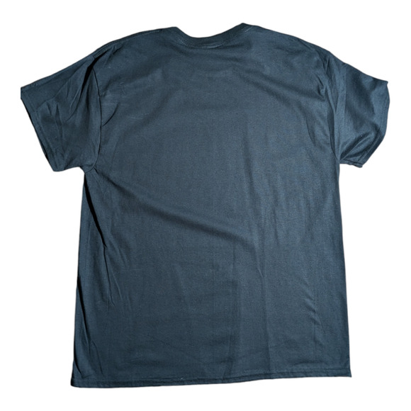 Soldier - Orange/White Graphic - Black Tee Shirt - Size L - All Genders - NWOT - Picture 7 of 7